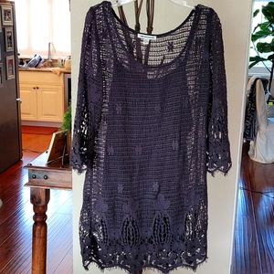 American eagle crocheted dress sz xs